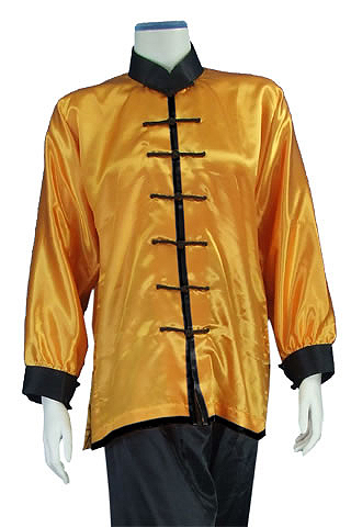 Mandarin Collar Taichi Duangua (Satin)